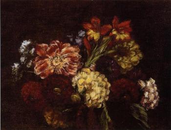 亨利 方丹 拉圖爾 Flowers Dahlias and Gladiolas 亨利 方丹 拉圖爾 Flowers Dahlias and Gladiolas